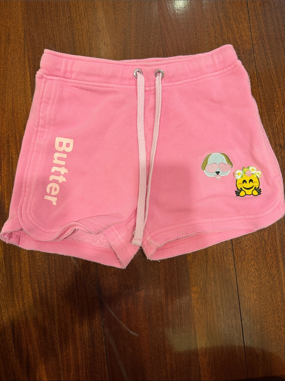 Butter Pink Fleece-Lined Lounge Shorts
